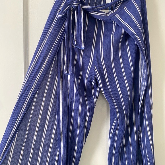 Striped Linen Pants - M Boutique (Lock & Key) Size Small - Picture 2 of 5